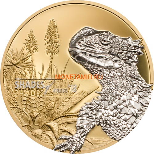   5  2018      (Cook Isl. 5$ 2018 Sungazer Lizard Shades of Nature)..60 ()