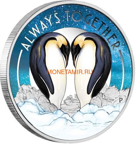  50  2018    (Tuvalu 0,5$ 2018 Always Together Penguin)..60 ()