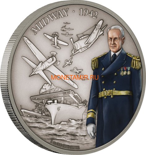  2  2018    (Niue 2$ 2018 Battle of Midway Battles That Changed History)..60 ()