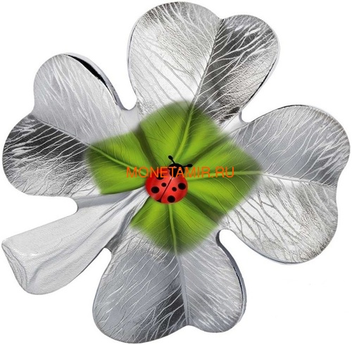  2000  2018    3D (Cameroon 2018 2000 Francs Clover LadyBug)..60 ()