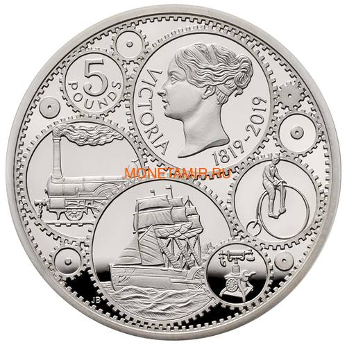  5  2019   200     (GB 5&#163; 2019 200th Anniversary of the Birth of Queen Victoria Silver Proof Coin)..67 ()