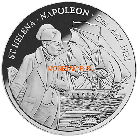      50  1986   (St. Helena Ascension 50 pounds 1986 165th Anniversary of Napoleon's Death)..65 ()