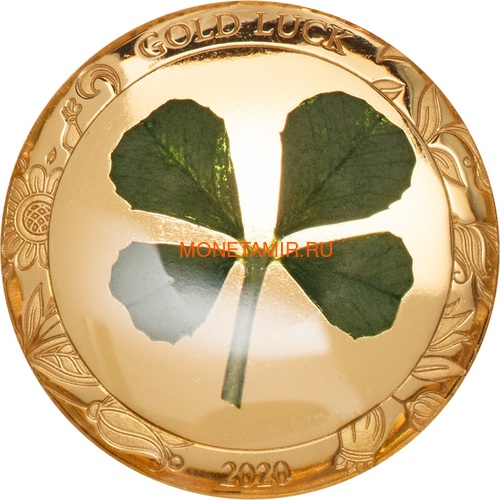  1  2020    (Palau 1$ 2020 Good Luck 4-leaf Clover)..65 ()