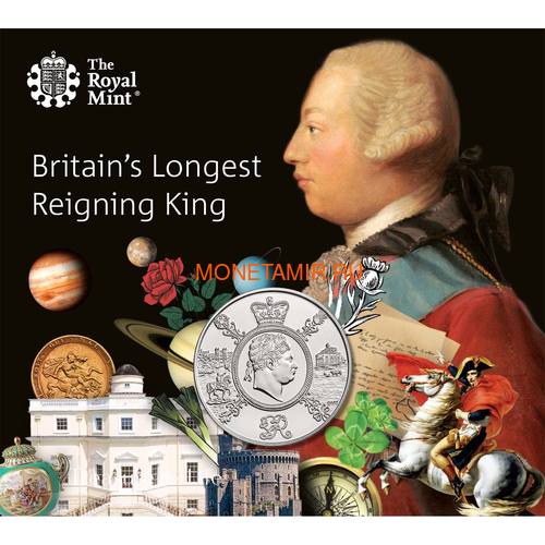  5  2020   III (GB 5&#163; 2020 A Celebration of the Reign of George III Brilliant Uncirculated Coin) ..65 ()