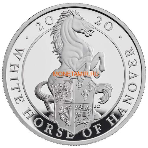  2  2020       (GB 2&#163; 2020 Queen's Beast White Horse of Hanover Silver Coin)..85 ()
