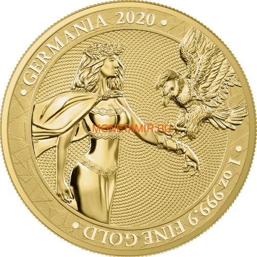  100  2020   (Germania 100 Mark 2020 Gemania 1oz Gold Coin BU)..27022019001500E/75 ()