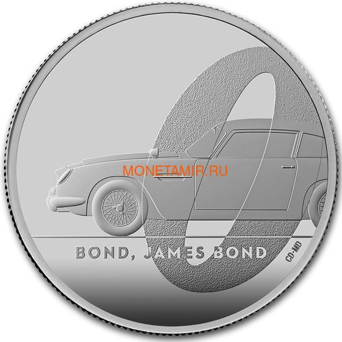  2  2020   (GB 2&#163; 2020 James Bond 1oz Silver Proof Coin)..65 ()