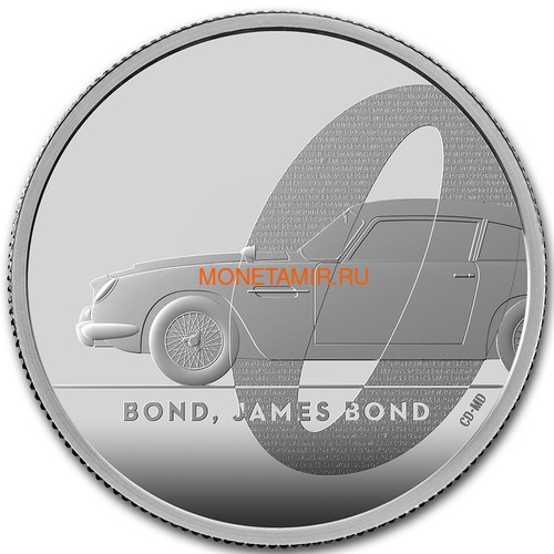  5  2020   (GB 5&#163; 2020 James Bond 2oz Silver Proof Coin)..65 ()