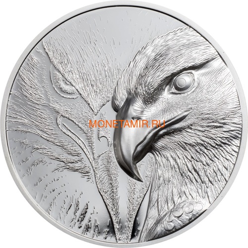  500  2020   ( Mogolia 500T 2020 Majestic Eagle 1oz Silver Coin )..92 ()