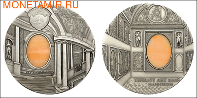 Палау 10 долларов 2008.Маньеризм серия Тиффани. Палау 10 долларов 2008.Маньеризм серия Тиффани.