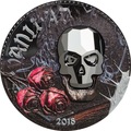   1000  2018    (Equatorial Guinea 1000 Francos CFA Crystal Skull Vanity Swarovski 1 oz Silver Coin)..60