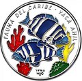  10  1996  Vaca Anil   (Cuba 10 pesos 1996 Caribbean Fauna Vaca Anil)..60