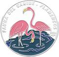  10  1994    (Cuba 10 pesos 1994 Caribbean Fauna Flamingo)..60