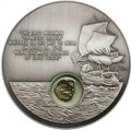  50  2001    (Liberia 50$ 2001 Ship Princess Louisa 2 pounds Silver)..001702641568/69