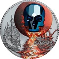   1000  2019      (Equatorial Guinea 1000 Francos CFA Crystal Skull Luna de Sangre Swarovski 1 oz Silver Coin)..67