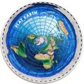  10  2019      (Palau 10$ 2019 Flat Earth Great Conspiracies 2oz Silver Coin)..001742757841/65