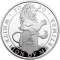  2  2020       (GB 2&#163; 2020 Queen's Beast White Lion of Mortimer Silver Coin)..65