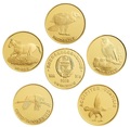   200  2015           5  (North Korea 200 Won 2015 Bald Eagle Horse Strix Aluco Grus Japonensis Accipiter Gentilis Gold Coin Set)..65
