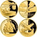  425  2020    1940             (Niue 425$ 2020 Set Gold Coins War 1940 Narvik France Operation Dynamo Britain)..K5G/92