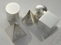  51  2008   3D  5  (Somalia 5x1$ 2008 Geometric Shapes 3D 5 coins set)..001125320516/60