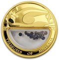  100  2007     (Australia 100$ 2007 Treasures of Australia Sapphires 1oz Gold Proof Coin)..K3,5G